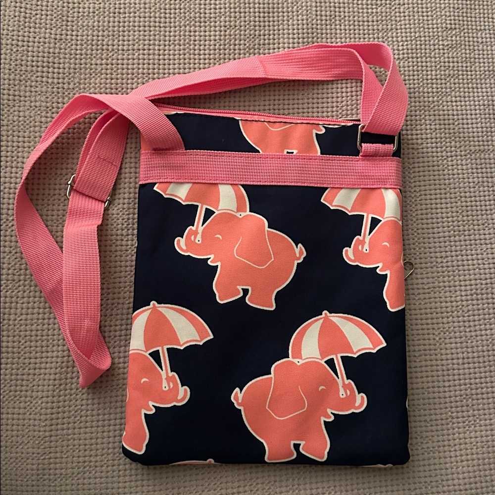 Simply Southern Pink Elephant Crossbody Bag - Picture 2 of 6